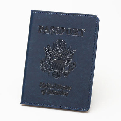 US Passport Cover - Personalized PU Leather Holder