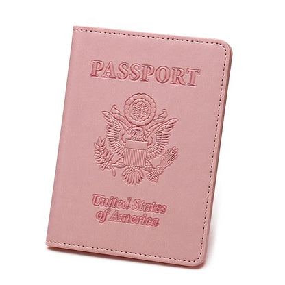 US Passport Cover - Personalized PU Leather Holder