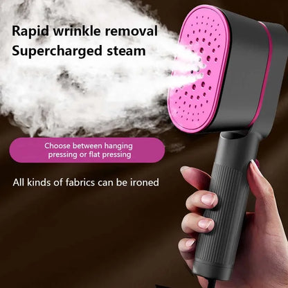 Portable Handheld Garment Steamer 2024 - 2-in-1 Iron & Steamer