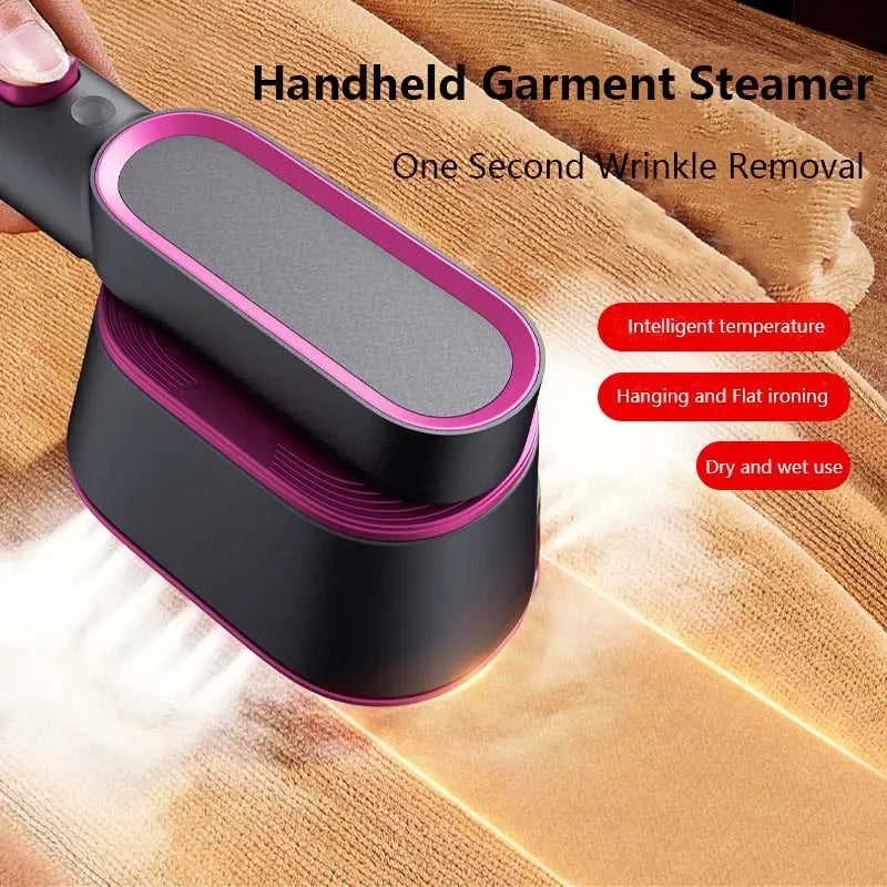 Portable Handheld Garment Steamer 2024 - 2-in-1 Iron & Steamer