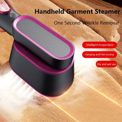 Portable Handheld Garment Steamer 2024 - 2-in-1 Iron & Steamer